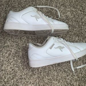 White sneakers